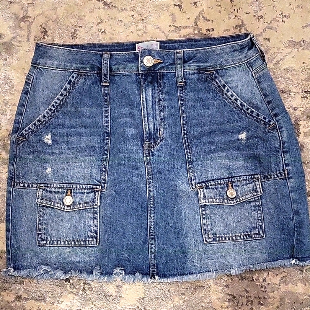SO Denim Mini Skirt